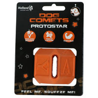 Produktbild von Dog Comets Protostar Hundespielzeug aus Naturkautschuk orange