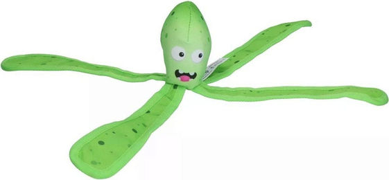 Produktbild von Dog Comets Quietschspielzeug Alien Octo Hundespielzeug aus Stoff Grün Größe M