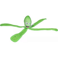 Produktbild von Dog Comets Quietschspielzeug Alien Octo Hundespielzeug aus Stoff Grün Größe M