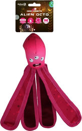 Dog Comets Quietschspielzeug Alien Octo Rosa Stoff Größe M – Bild 1 von 6