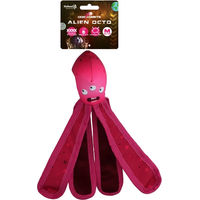 Produktbild von Dog Comets Quietschspielzeug Alien Octo Rosa Stoff Größe M
