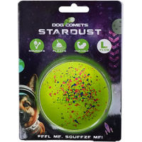 Produktbild von Dog Comets Stardust Hundespielzeug Gummiball aus Naturkautschuk Grün Größe L schwimmend
