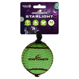 Dog Comets Starlight Hundespielzeug Tennisball aus Gummi Grün Größe M – Bild 1 von 5
