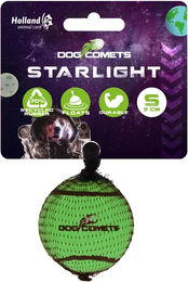 Dog Comets Starlight Hundespielzeug Tennisball aus Gummi Grün Größe S – Bild 1 von 3