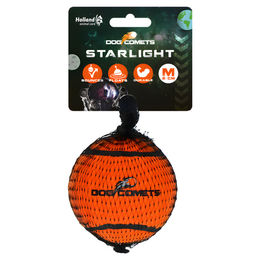 Dog Comets Starlight Hundespielzeug Tennisball aus Gummi Orange Größe M – Bild 1 von 5