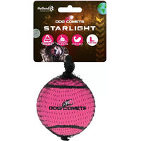 Produktbild von Dog Comets Starlight Hundespielzeug Tennisball aus Gummi Rosa Größe L