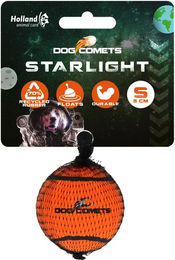 Dog Comets Starlight Tennisball für Hunde Orange Größe S aus Gummi – Bild 1 von 2
