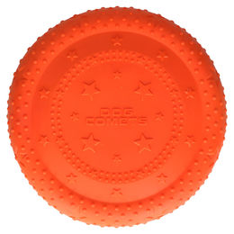 Dog Comets UFO Flyer Hundespielzeug aus TPR in Orange – Bild 1 von 5