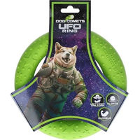Produktbild von Dog Comets UFO Frisbee Hundespielzeug aus TPR in Grün