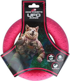 Dog Comets UFO Frisbee Hundespielzeug aus TPR Rosa für mittlere Hunde – Bild 1 von 5