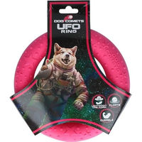 Produktbild von Dog Comets UFO Frisbee Hundespielzeug aus TPR Rosa für mittlere Hunde