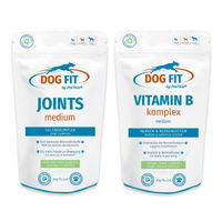 Produktbild von DOG FIT by PreThis Gelenk- und Vitamin B12-Kur für mittelgroße Hunde mit Biotin 120 Kapseln