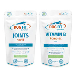 Produktbild von DOG FIT by PreThis Gelenke und Nerven Kombiset für Hunde mit Vitamin B 120 Kapseln - 120 Stk.