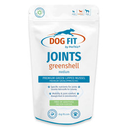 DOG FIT by PreThis Gelenkkapseln JOINTS greenshell mit Grünlippmuschel und Kollagen für mittelgroße Hunde 10-25kg 60 Kapseln – Bild 1 von 1
