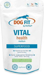 Produktbild von DOG FIT by PreThis VITAL health Superfoods und Vitalpilze Topping für Hunde medium zur Unterstützung des Immunsystems