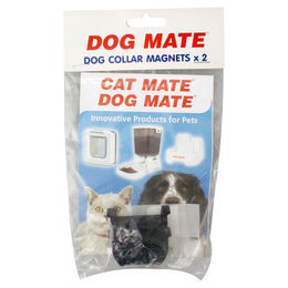 Produktbild von Dog Mate Magnete für Hundeklappen Schwarz 2 Stück