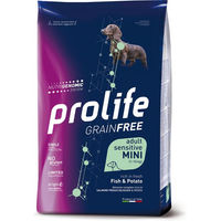Produktbild von Dog Prolife Grainfree Sensitive Mini Hundetrockenfutter Fisch und Kartoffel 3 x 7 kg getreidefrei