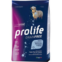 Produktbild von Dog Prolife Hundefutter Adult Mittelgroße Hunde Getreidefrei & Glutenfrei Fisch & Kartoffel 2 x 10 kg - 2 x 10 kg