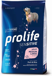 Produktbild von Dog Prolife Sensitive Hundefutter Adult Schwein & Reis 10 kg - 10 kg