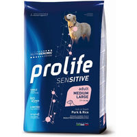 Produktbild von Dog Prolife Sensitive Hundefutter Adult Schwein & Reis 10 kg - 10 kg