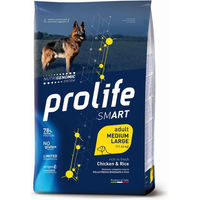 Produktbild von Dog Prolife Smart Hundefutter Adult Huhn & Reis für mittelgroße und große Rassen 2 x 12 kg - 2 x 12 kg