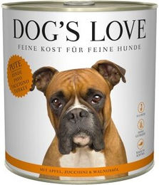 Dog's Love Adult Classic Hundefutter Pute mit Apfel und Zucchini getreidefrei und glutenfrei 6x800 g - 6 x 800 g – Bild 1 von 3