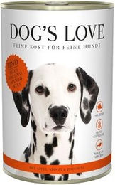 Dog's Love Adult Classic Hundefutter Rind mit Apfel und Spinat getreidefrei 6x400 g - 6 x 400 g – Bild 1 von 2