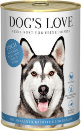 Dog's Love Adult Hund Nassfutter Fisch getreidefrei 6 x 400 g - 6 x 400 g – Bild 1 von 8