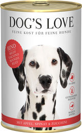 Dog's Love Adult Hunde Nassfutter Rind mit Stückchen in Sauce getreidefrei und monoprotein 6 x 400 g - 6 x 400 g – Bild 1 von 7