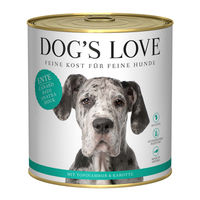 Produktbild von Dog's Love Adult Hundefutter Ente Monoprotein 12x800g