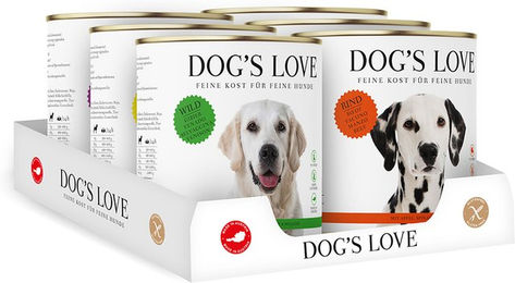 Dog's Love Adult Hundefutter Sensitive Stückchen in Sauce Multipack 6 x 800 g - 6 x 800 g – Bild 1 von 5