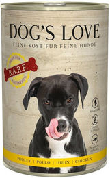 Produktbild von Dog's Love B.A.R.F. Huhn Pur Hundefutter für alle Altersstufen 6x400g