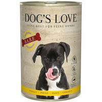 Produktbild von Dog's Love B.A.R.F. Huhn Pur Hundefutter für alle Altersstufen 6x400g