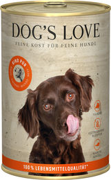 Dog's Love B.A.R.F. Nassfutter Rind Pur für Hunde 6 x 400 g - 6 x 400 g – Bild 1 von 5