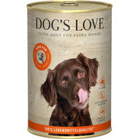 Produktbild von Dog's Love B.A.R.F. Nassfutter Rind Pur für Hunde 6 x 400 g - 6 x 400 g