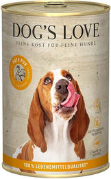 Produktbild von Dog's Love B.A.R.F. Pute Pur Hundefutter für alle Altersstufen 6x400g