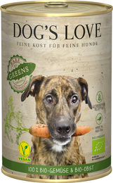Dog's Love Bio Greens Hund Nassfutter Vegan 6 x 400 g - 6 x 400 g – Bild 1 von 3