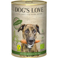 Produktbild von Dog's Love Bio Greens Hund Nassfutter Vegan 6 x 400 g - 6 x 400 g