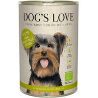 Produktbild von Dog's Love Bio Hund Nassfutter Adult Huhn mit Buchweizen und Sellerie 6x400 g - 6 x 400 g