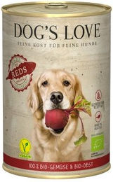 Dog's Love Bio Hund Nassfutter Adult Reds Obst und Gemüse ohne Zucker 6x400 g - 6 x 400 g – Bild 1 von 3