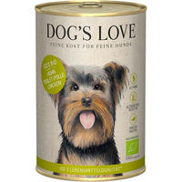 Produktbild von Dog's Love Bio Hundefutter Huhn für Adult 6 x 400 g - 6 x 400 g