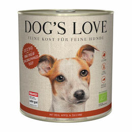 Dog's Love Bio Hundefutter Nassfutter Rind für Adult 6 x 800 g - 6 x 800 g – Bild 1 von 3