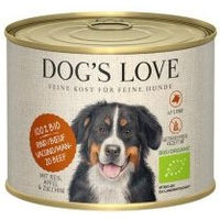 Produktbild von Dog's Love Bio Nassfutter für Hunde Adult mit Rind 6x200 g - 6 x 200 g