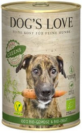 Dog's Love Bio Nassfutter Hund Adult Greens mit Obst und Gemüse ohne Zucker 6x400 g - 6 x 400 g – Bild 1 von 2