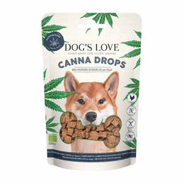 Dog's Love Canna BIO Drops Geflügel Bio Getreidefrei Belohnungssnack für Hunde 150 g - 150 g – Bild 1 von 3