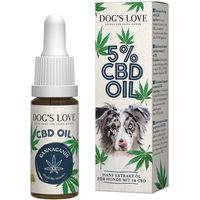 Produktbild von Dog's Love Canna CBD Öl 5% für Hunde ohne Zusätze 10ml - 10 ml