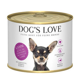 Dog's Love Classic Hundefutter Adult Lamm mit Kartoffel Kürbis und Marille mit hohem Fleischanteil 12x200g – Bild 1 von 2