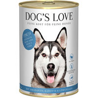 Produktbild von Dog's Love Classic Hundefutter Fisch mit Amaranth, Karotte und Löwenzahn für Adult 6x400g