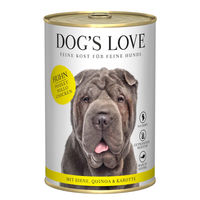 Produktbild von Dog's Love Classic Hundefutter Huhn mit Birne Quinoa und Karotte 12x400g