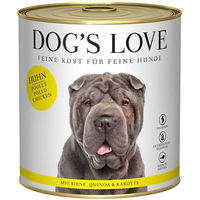Produktbild von Dog's Love Classic Hundefutter Huhn mit Birne, Quinoa und Karotte Monoprotein 12x800g